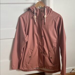 Women's Pink Hooded Jacket